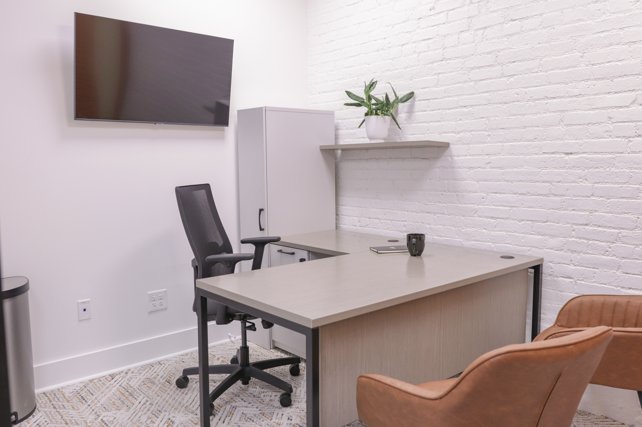 Furnished private office Suite 2 at BUILD Marysville